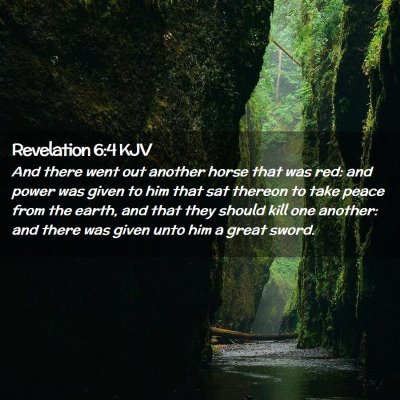 Revelation 6:4 KJV Free Bible Images