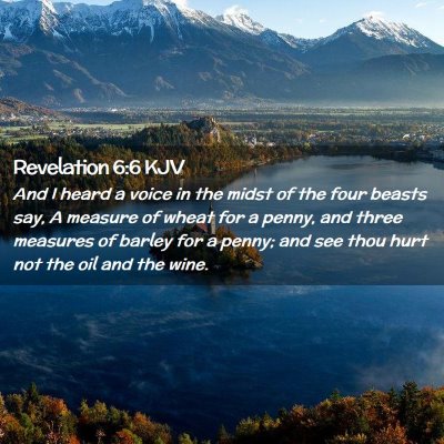 Revelation 6:6 KJV Free Bible Images