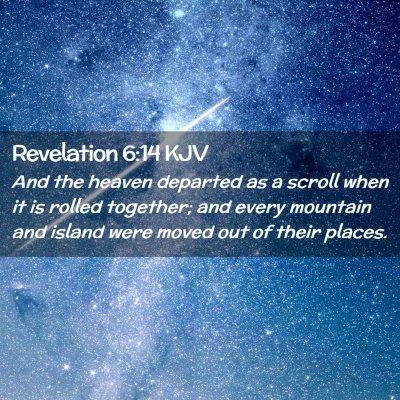 Revelation 6:14 KJV Free Bible Images