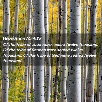 Revelation 7:5 KJV Free Bible Images