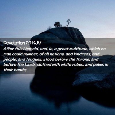 Revelation 7:9 KJV Free Bible Images