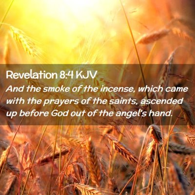 Revelation 8:4 KJV Free Bible Images