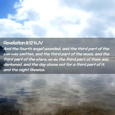 Revelation 8:12 KJV Free Bible Images