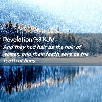 Revelation 9:8 KJV Free Bible Images