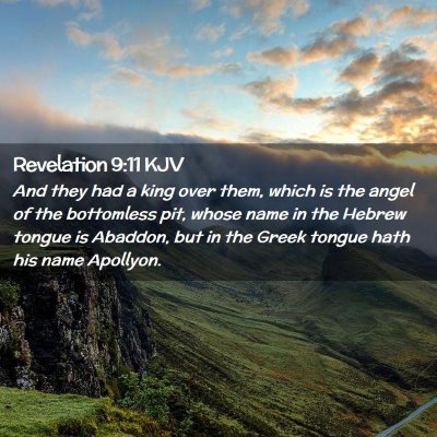 Revelation 9:11 KJV Free Bible Images