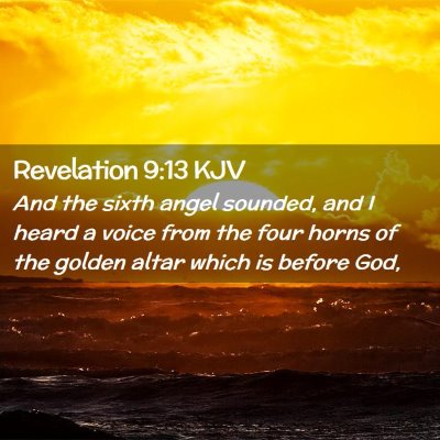 Revelation 9:13 KJV Free Bible Images