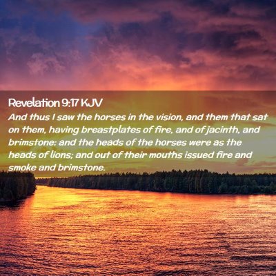 Revelation 9:17 KJV Free Bible Images