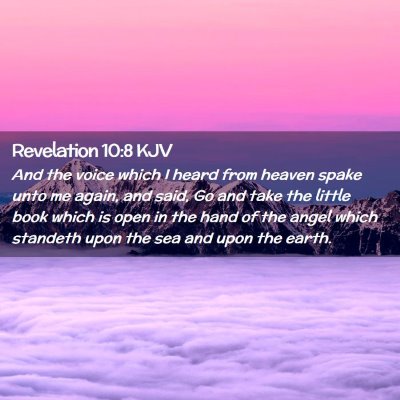 Revelation 10:8 KJV Free Bible Images