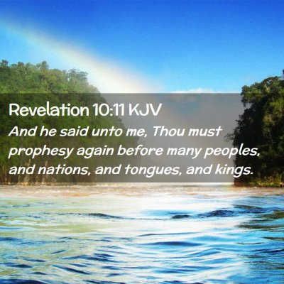 Revelation 10:11 KJV Free Bible Images