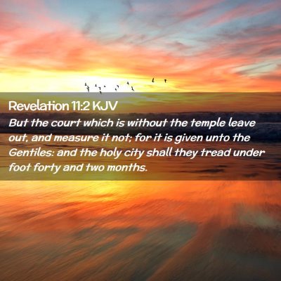 Revelation 11:2 KJV Free Bible Images