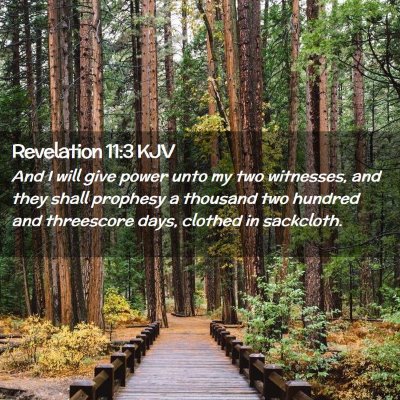 Revelation 11:3 KJV Free Bible Images