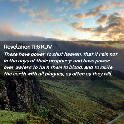 Revelation 11:6 KJV Free Bible Images