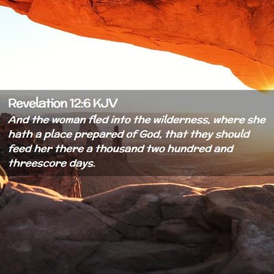 Revelation 12:6 KJV Free Bible Images