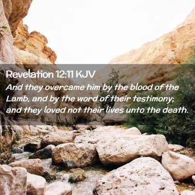 Revelation 12:11 KJV Free Bible Images