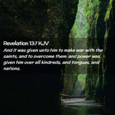 Revelation 13:7 KJV Free Bible Images