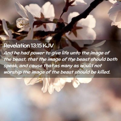 Revelation 13:15 KJV Free Bible Images