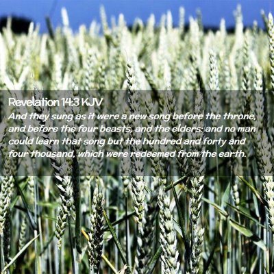 Revelation 14:3 KJV Free Bible Images