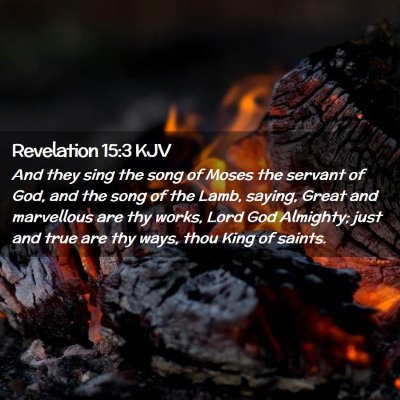 Revelation 15:3 KJV Free Bible Images