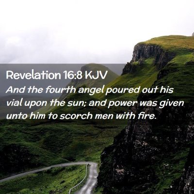 Revelation 16:8 KJV Free Bible Images