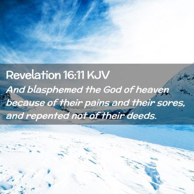 Revelation 16:11 KJV Free Bible Images