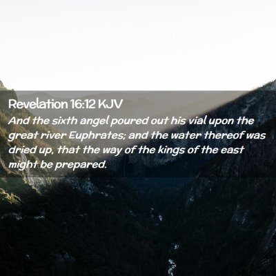 Revelation 16:12 KJV Free Bible Images