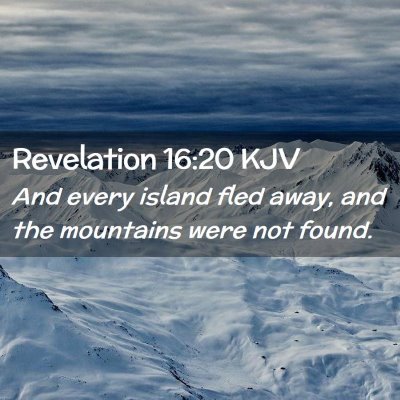 Revelation 16:20 KJV Free Bible Images