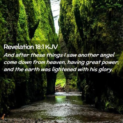 Revelation 18:1 KJV Free Bible Images