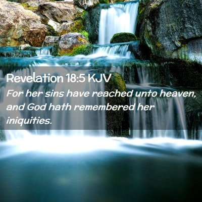 Revelation 18:5 KJV Free Bible Images