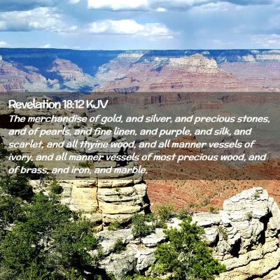 Revelation 18:12 KJV Free Bible Images