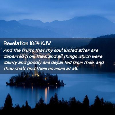 Revelation 18:14 KJV Free Bible Images