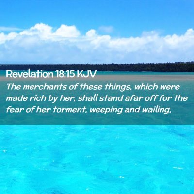 Revelation 18:15 KJV Free Bible Images