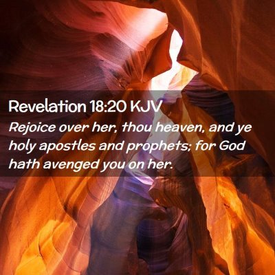 Revelation 18:20 KJV Free Bible Images