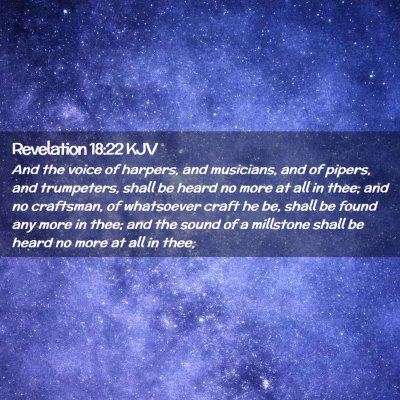 Revelation 18:22 KJV Free Bible Images