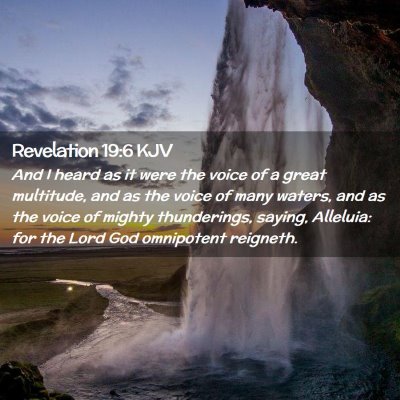 Revelation 19:6 KJV Free Bible Images