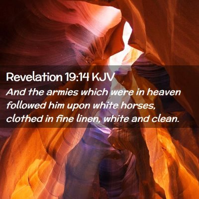 Revelation 19:14 KJV Free Bible Images