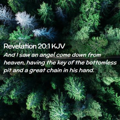 Revelation 20:1 KJV Free Bible Images