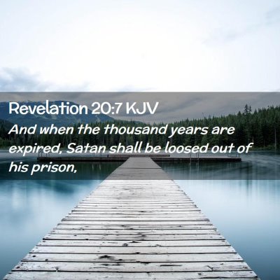 Revelation 20:7 KJV Free Bible Images