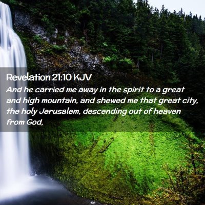 Revelation 21:10 KJV Free Bible Images