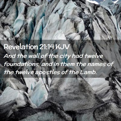 Revelation 21:14 KJV Free Bible Images