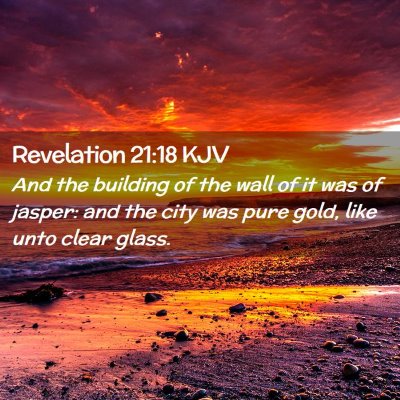 Revelation 21:18 KJV Free Bible Images