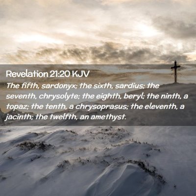 Revelation 21:20 KJV Free Bible Images