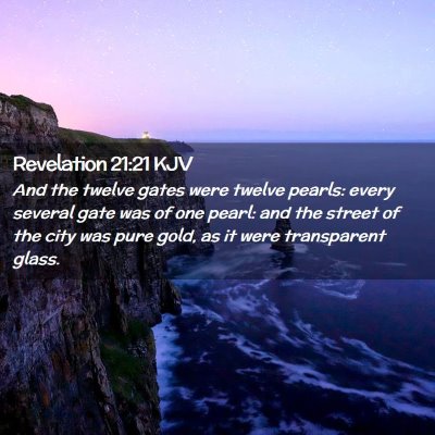 Revelation 21:21 KJV Free Bible Images