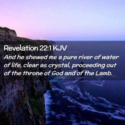 Revelation 22:1 KJV Free Bible Images