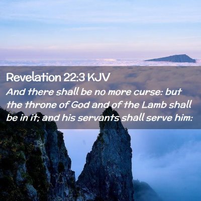 Revelation 22:3 KJV Free Bible Images