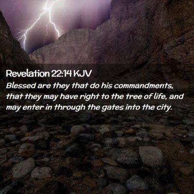 Revelation 22:14 KJV Free Bible Images