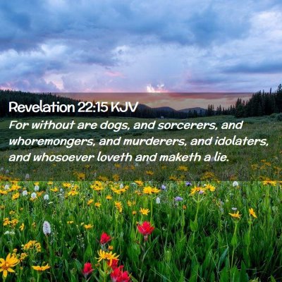 Revelation 22:15 KJV Free Bible Images