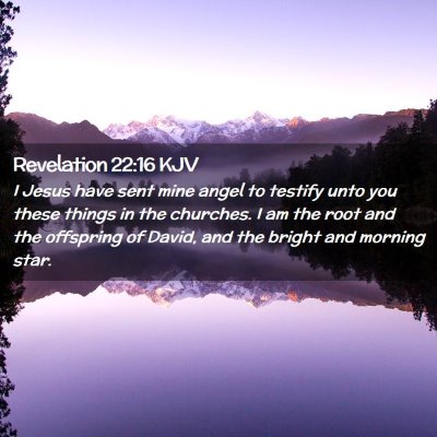 Revelation 22:16 KJV Free Bible Images