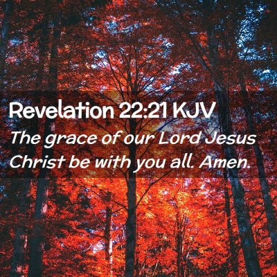 Revelation 22:21 KJV Free Bible Images